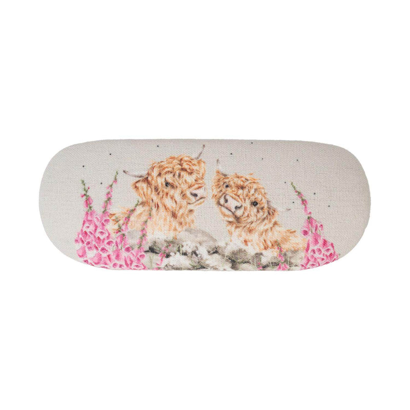 Wrendale Designs by Hannah Dale Glasses Case - Just For Moo - Highland Cow