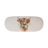 Wrendale Designs by Hannah Dale Glasses Case - Just For Moo - Highland Cow