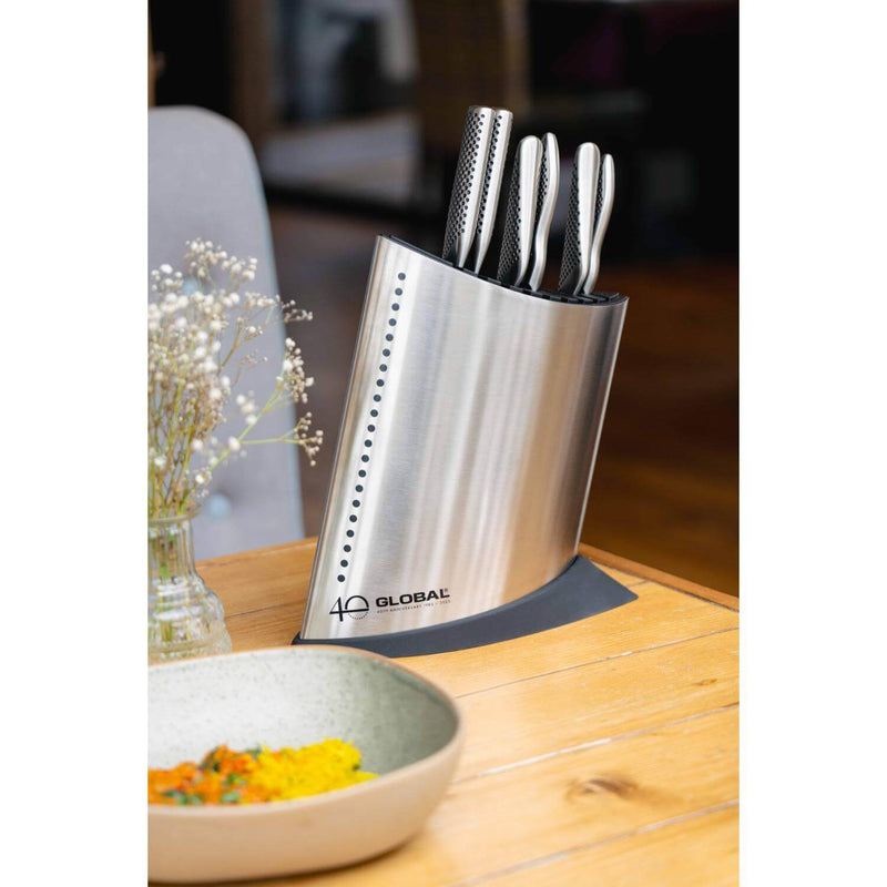 Global 40th Anniversary G-52AN7-C 7-Piece Knife Block Set