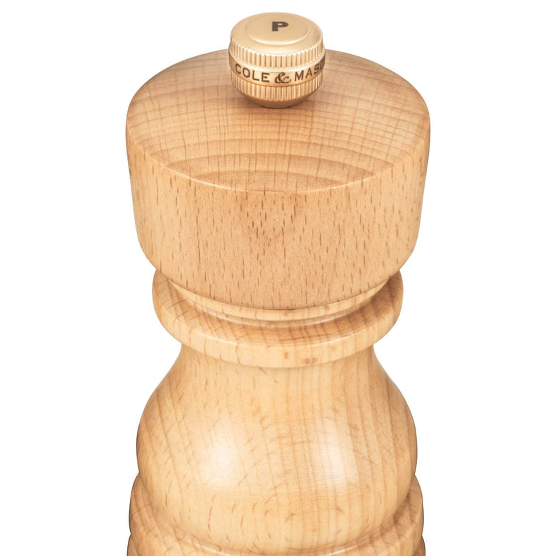 Cole & Mason London 13cm Beech Wood Pepper Mill - Natural Beech