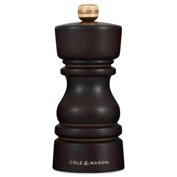 Cole & Mason London 13cm Beech Wood Salt Mill - Dark Chocolate