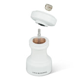 Cole & Mason Hoxton 10.4cm Beech Wood Salt Mill - White