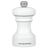 Cole & Mason Hoxton 10.4cm Beech Wood Pepper Mill - White