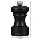 Cole & Mason Hoxton 10.4cm Beech Wood Pepper Mill - Black