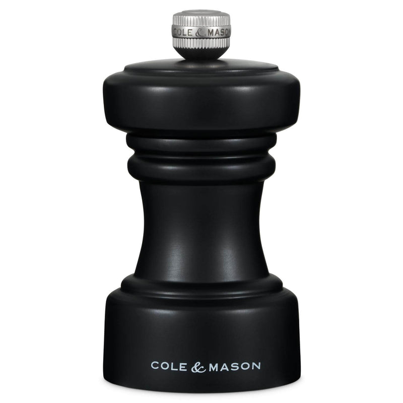 Cole & Mason Hoxton 10.4cm Beech Wood Pepper Mill - Black