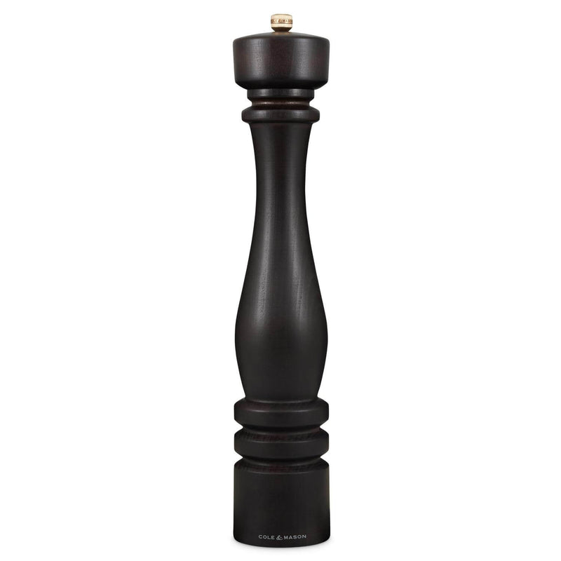 Cole & Mason London Large 40cm Beech Wood Pepper Mill - Chocolate