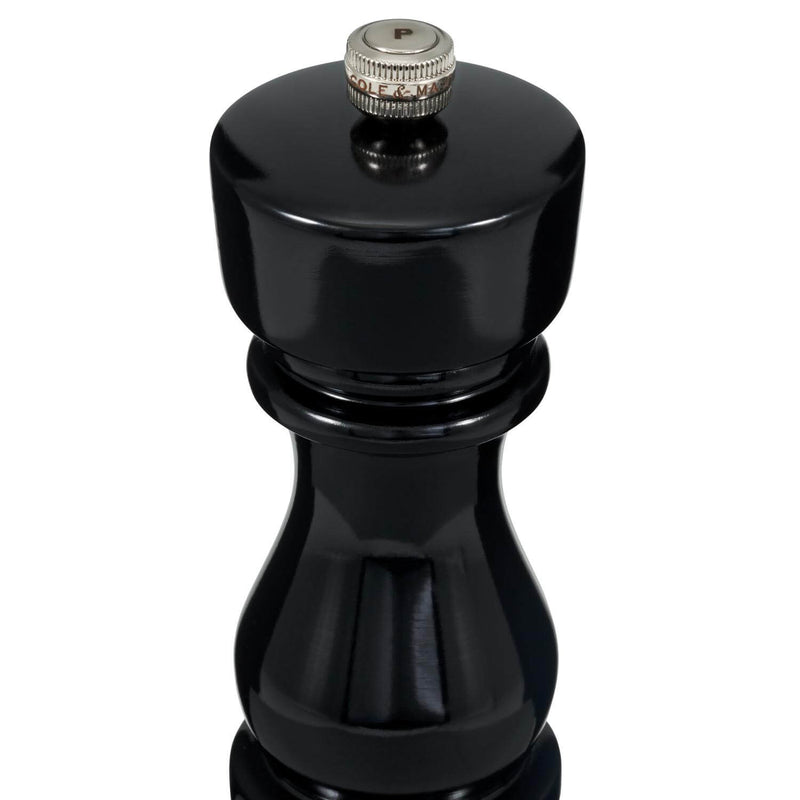 Cole & Mason London 18cm Beech Wood Pepper Mill - Gloss Black