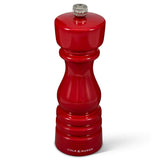 Cole & Mason London 18cm Beech Wood Pepper Mill - Gloss Red