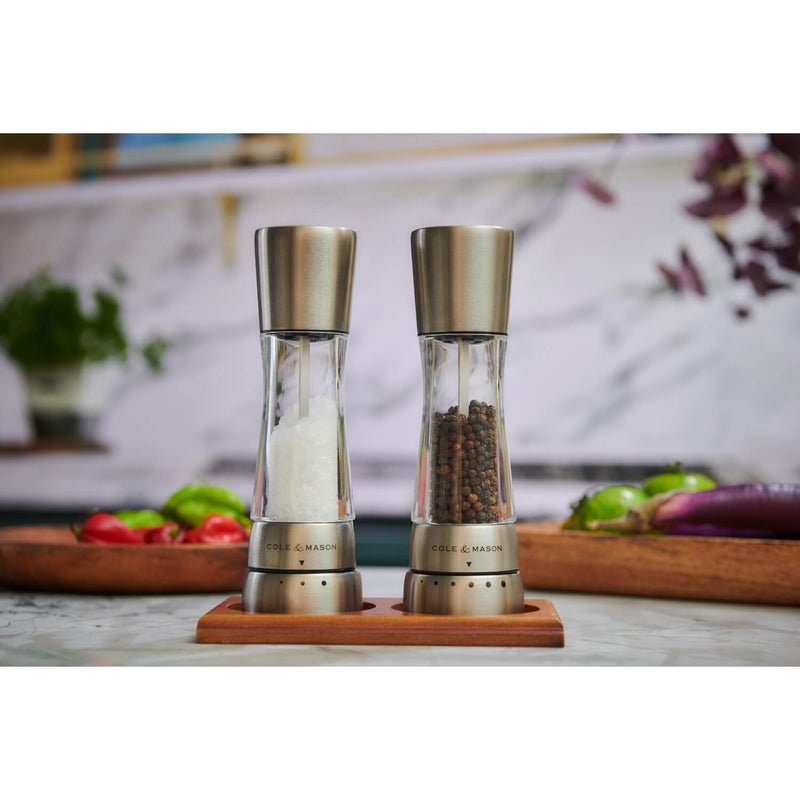 Cole & Mason Beech Wood Salt & Pepper Mill Tray