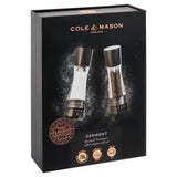 Cole & Mason Derwent Gourmet Precision+ Salt & Pepper Mill Set - Black Wood