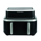 Hamilton Beach VisionCook HB700VCGS 9 Litre Double Drawer Digital Air Fryer - Black