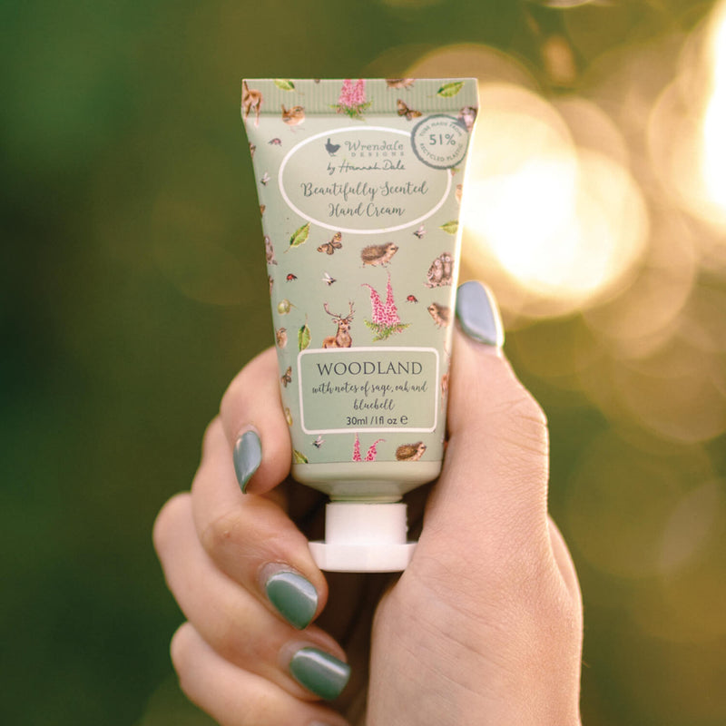 Wrendale Designs By Hannah Dale Mini Hand Cream - Woodland - Owl & Hedgehog