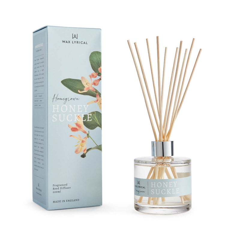 Wax Lyrical Homegrown 200ml Reed Diffuser - Honeysuckle