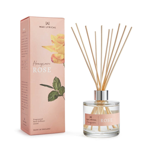 Wax Lyrical Homegrown 200ml Reed Diffuser - Rose