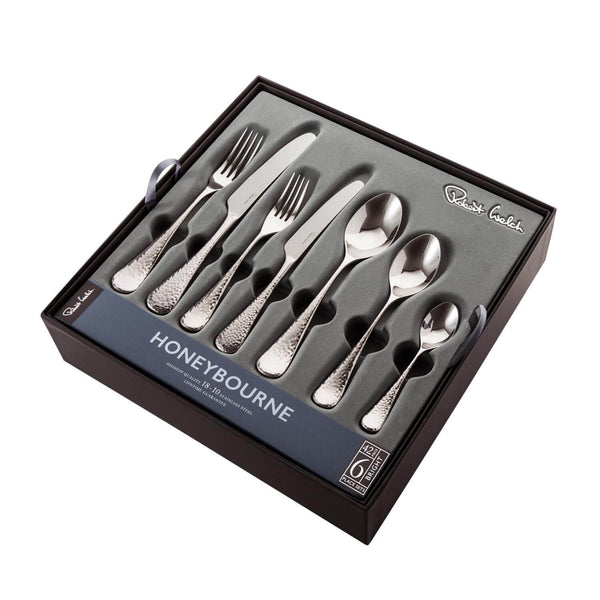 Robert Welch Honeybourne Bright Stainless Steel Cutlery Set - 42 Piece