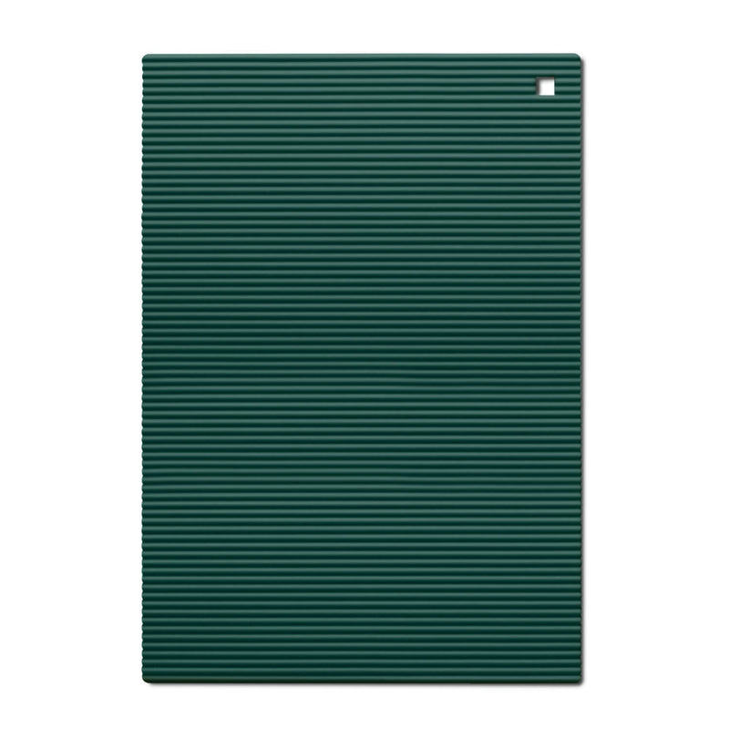 Zeal Jumbo Rectangular Silicone Trivet Mat - Forest Green