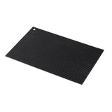 Zeal Jumbo Rectangular Silicone Trivet Mat - Black