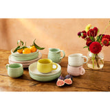 Jamie Oliver Big Love Stoneware Set Of 4 22cm Dishy Bowls - Green