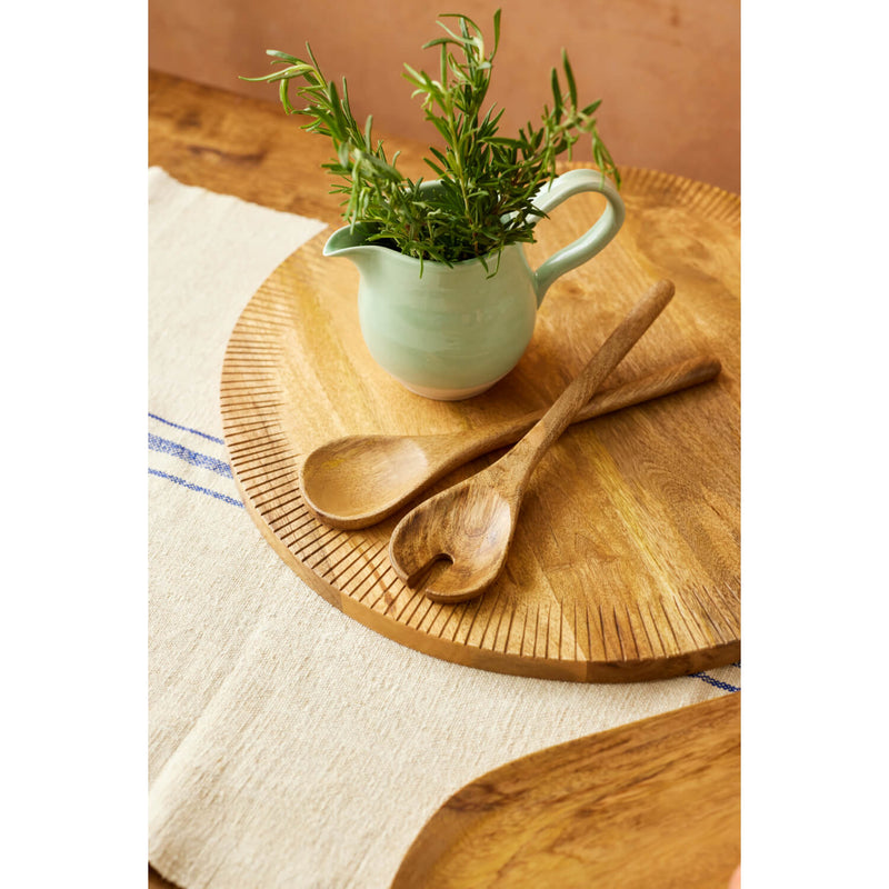 Jamie Oliver Big Love Mango Wood Salad Servers - Set Of 2