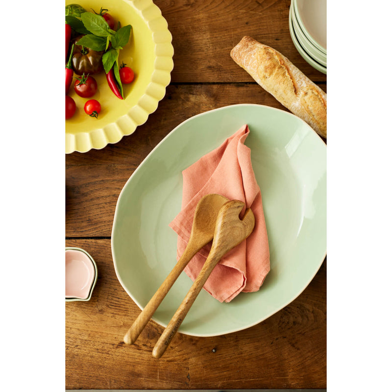 Jamie Oliver Big Love Mango Wood Salad Servers - Set Of 2