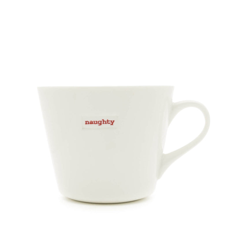 Keith Brymer Jones Word Range Bucket Mug - Naughty