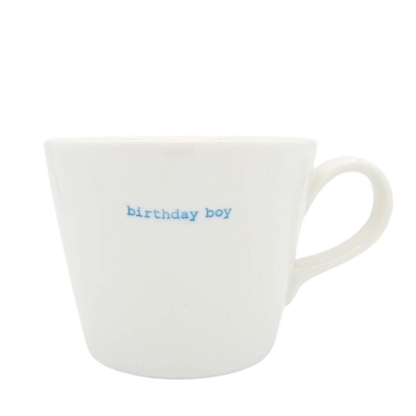 Keith Brymer Jones Word Range Bucket Mug - Birthday Boy