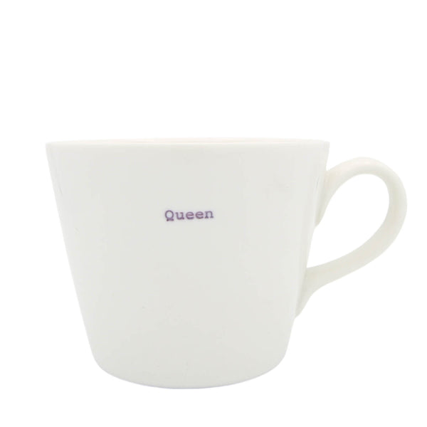 Keith Brymer Jones Word Range Bucket Mug - Queen