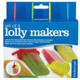 KitchenCraft 4-Piece Ice Lolly Maker Set