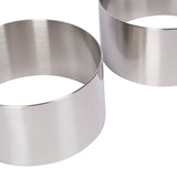 KitchenCraft Set Of 2 Stainless Steel Cooking Rings - 7cm x 3.5cm