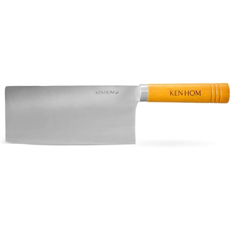 Ken Hom 18cm Stainless Steel Cleaver with Wooden Handle