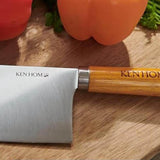 Ken Hom 18cm Stainless Steel Cleaver with Wooden Handle