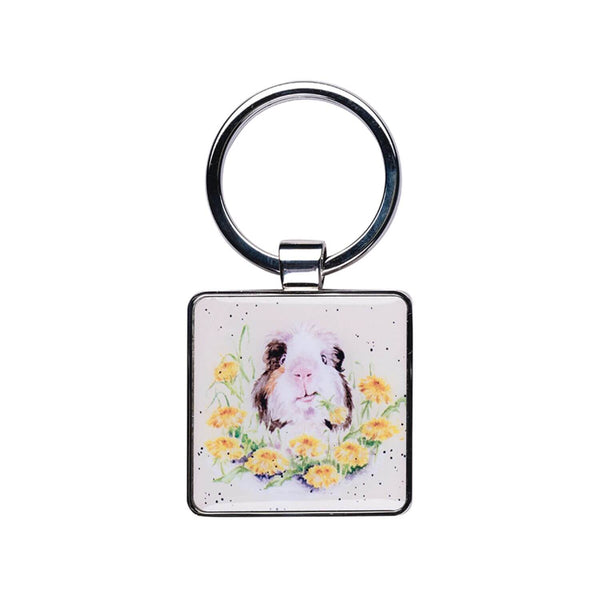 Wrendale Designs by Hannah Dale Key Ring - Dandy Day - Guinea Pig