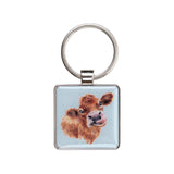 Wrendale Designs by Hannah Dale Key Ring - Mooo - Cow