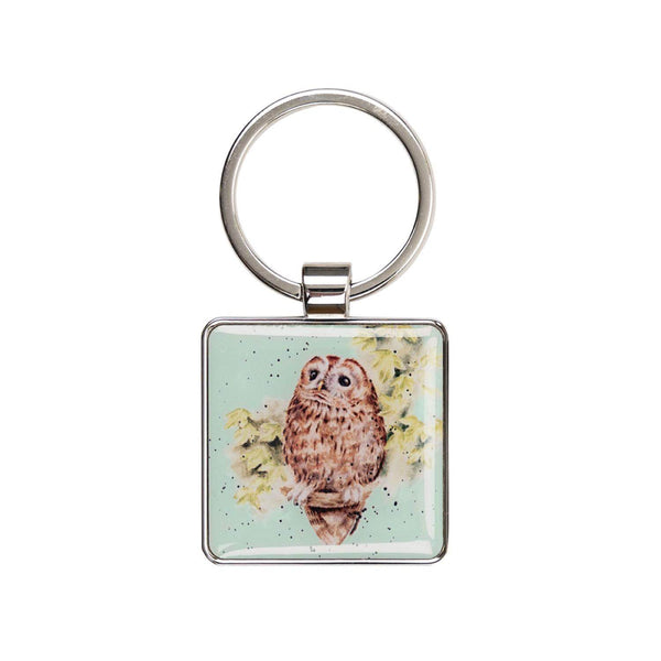 Wrendale Designs by Hannah Dale Key Ring - Treetops - Owl