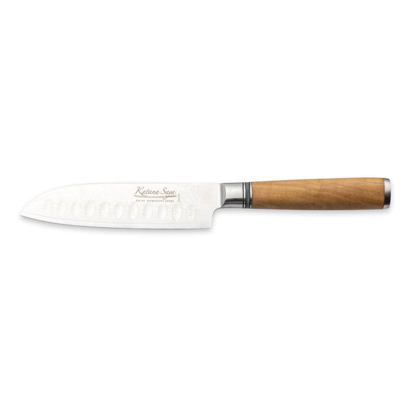 Katana Saya Olivewood 12cm Santoku Knife