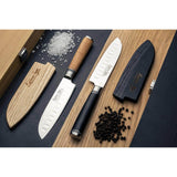 Katana Saya Olivewood 12cm Santoku Knife