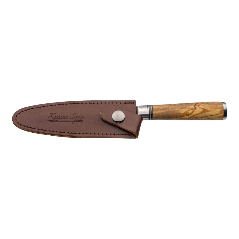 Katana Saya Olivewood 9cm Paring Knife