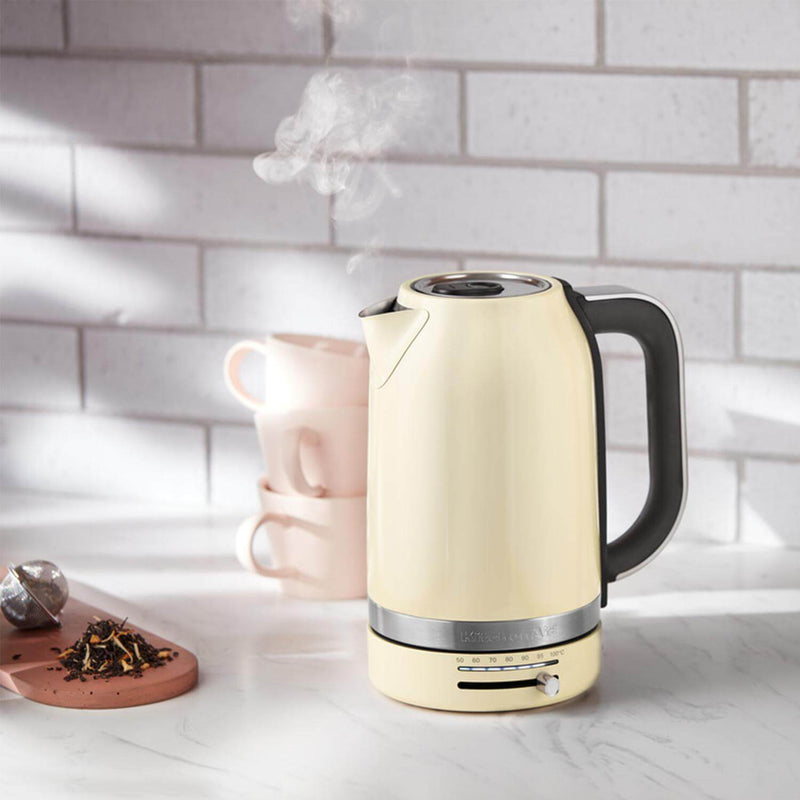 KitchenAid Variable Temperature 5KEK1701BAC 1.7 Litre Kettle - Almond Cream