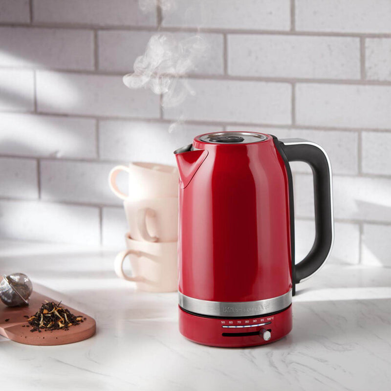 KitchenAid Variable Temperature 5KEK1701BER 1.7 Litre Kettle - Empire Red