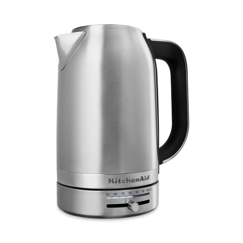 KitchenAid Variable Temperature KEK1701BSX 1.7 Litre Kettle - Brushed Stainless Steel