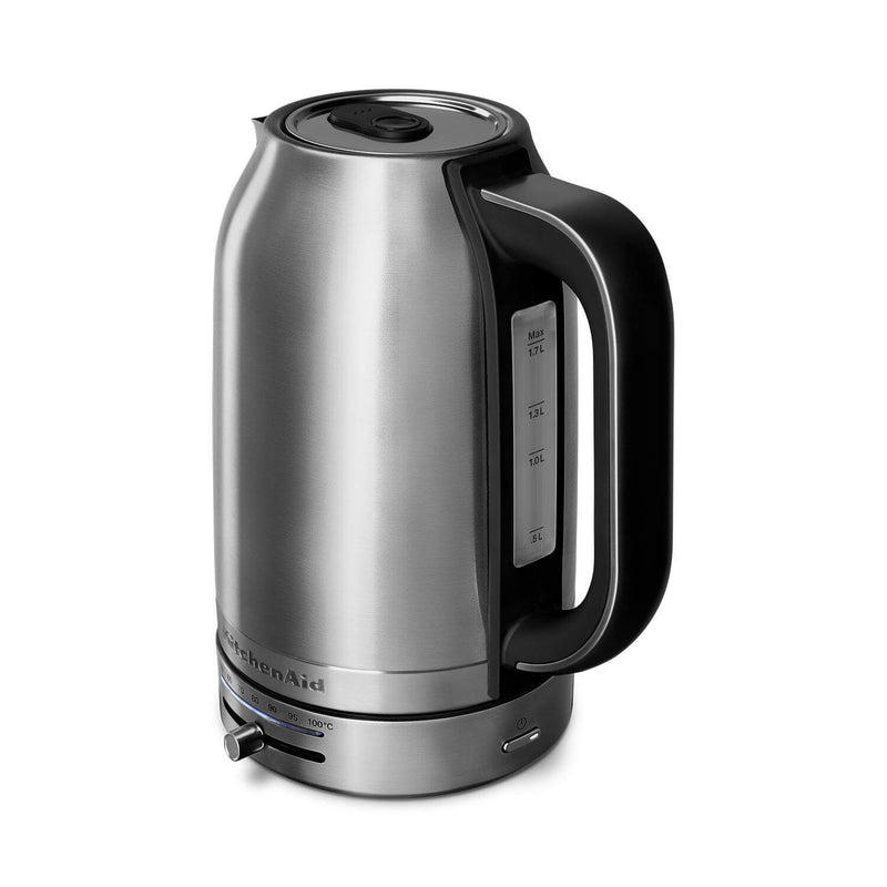 KitchenAid Variable Temperature KEK1701BSX 1.7 Litre Kettle - Brushed Stainless Steel