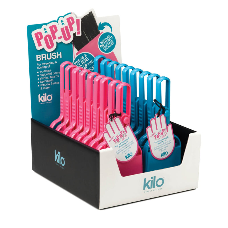 Kilo Mini Pop-Up Brush - Assorted Colours