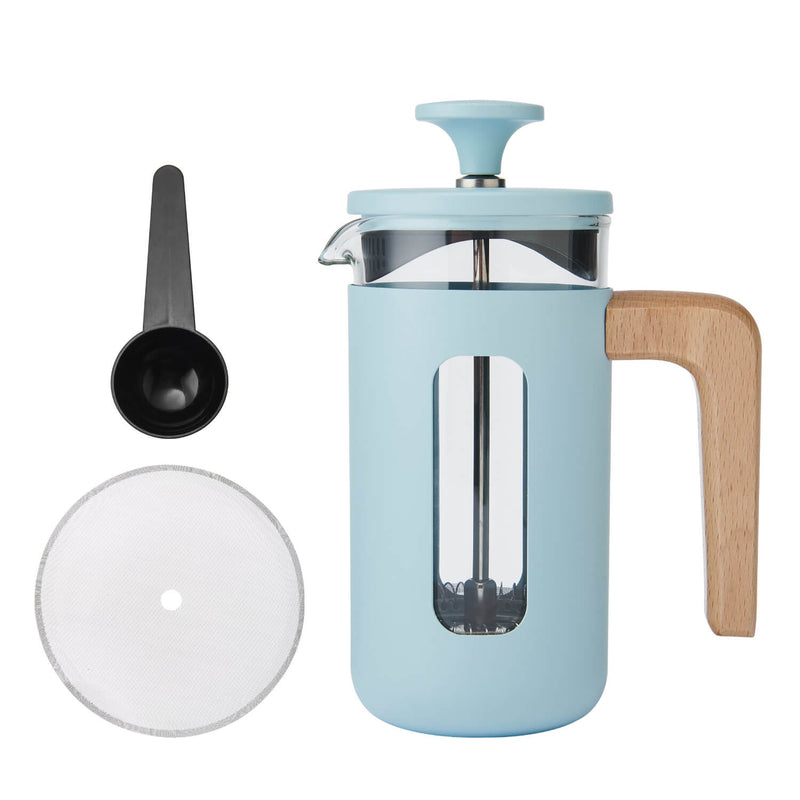 La Cafetière Pisa 3-Cup Cafetière - Sky Blue