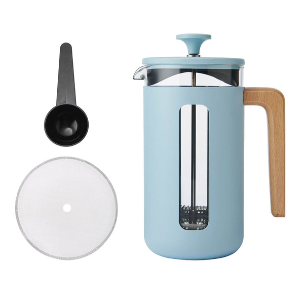 La Cafetière Pisa 8-Cup Cafetière - Sky Blue