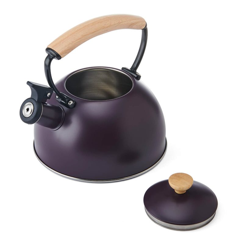 La Cafetière 1.6 Litre Stovetop Whistling Kettle - Purple