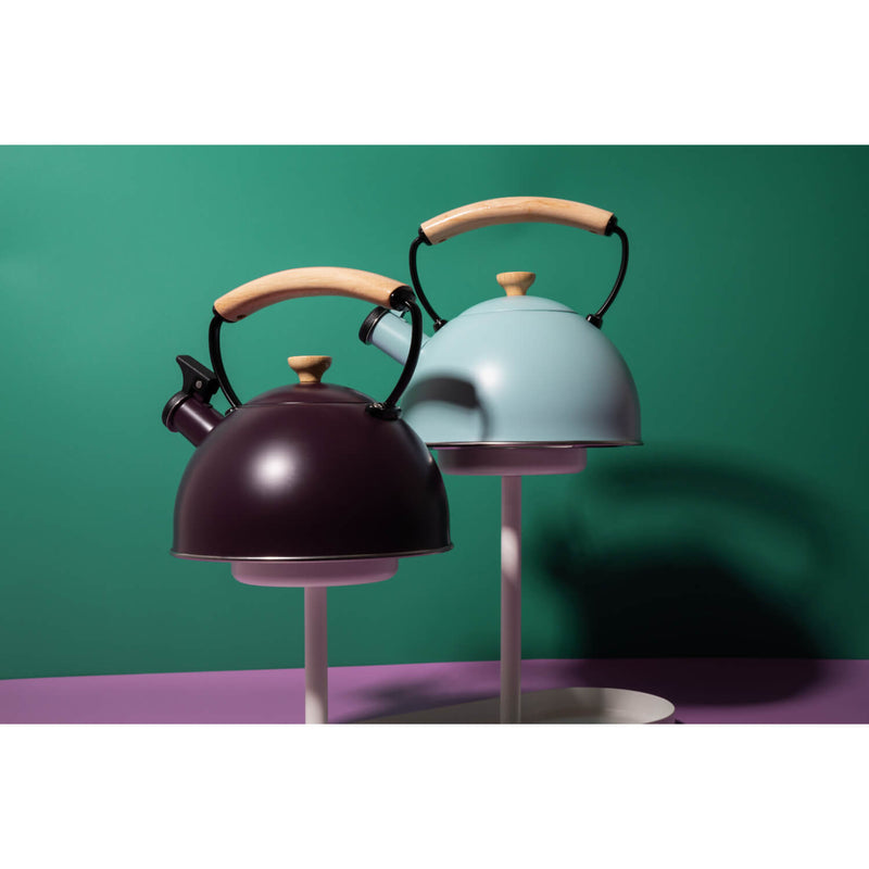 La Cafetière 1.6 Litre Stovetop Whistling Kettle - Purple