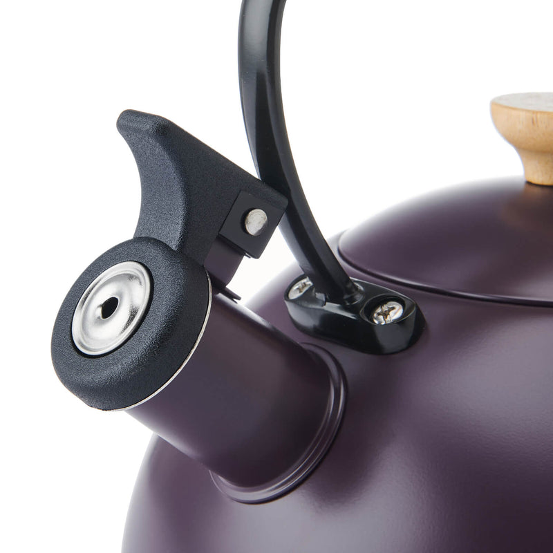 La Cafetière 1.6 Litre Stovetop Whistling Kettle - Purple