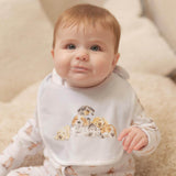 Wrendale Designs by Hannah Dale Little Wren 100% Cotton Bib Gift Set - Little Paws