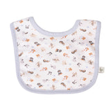 Wrendale Designs by Hannah Dale Little Wren 100% Cotton Bib Gift Set - Little Paws