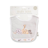 Wrendale Designs by Hannah Dale Little Wren 100% Cotton Bib Gift Set - Little Savannah